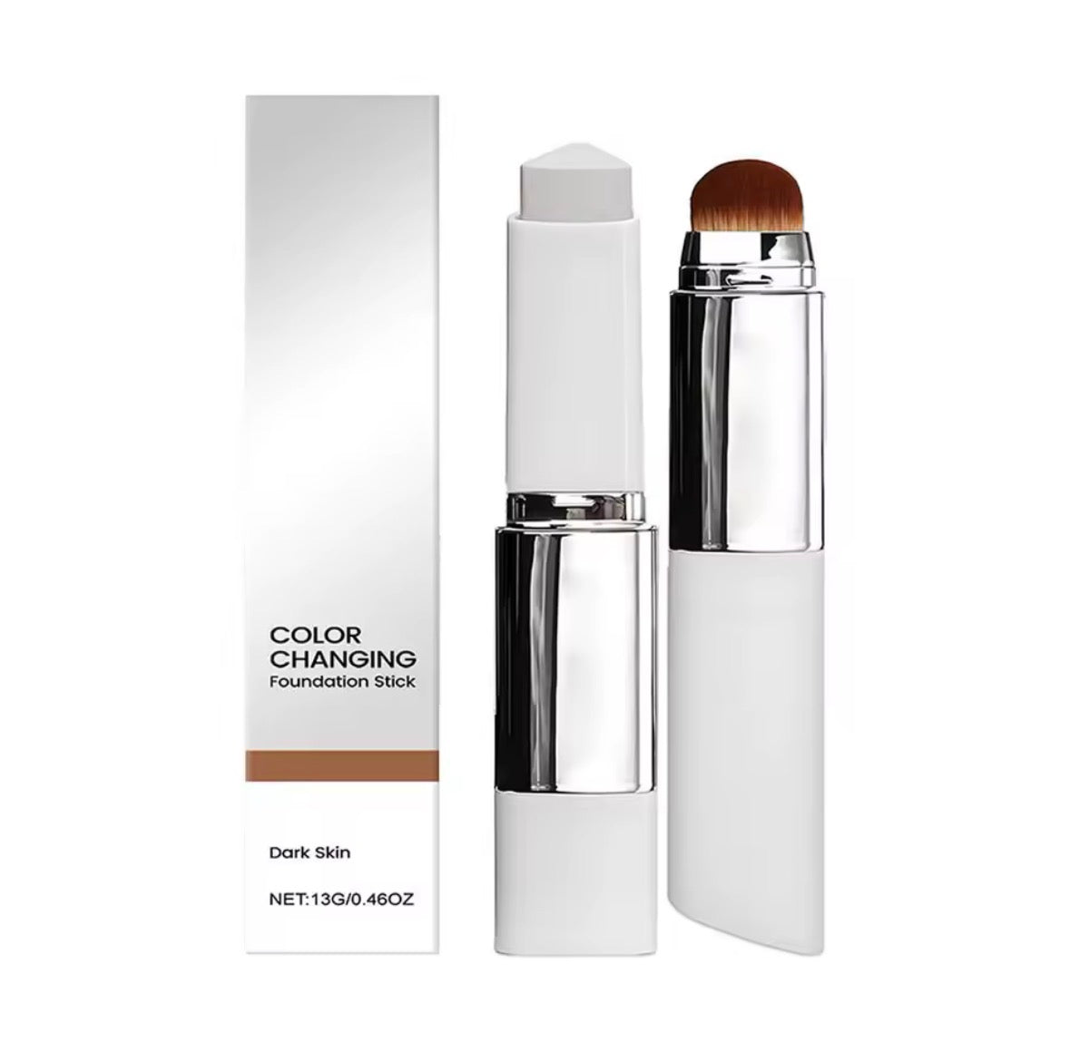 Fond de teint 2-en-1 avec pinceau intégré