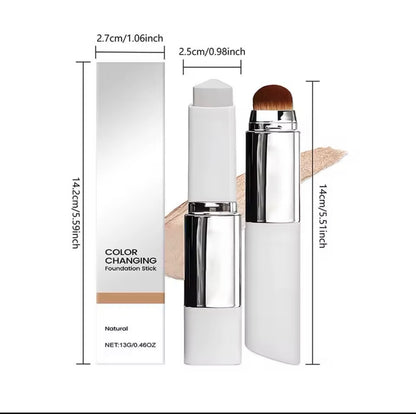 Fond de teint 2-en-1 avec pinceau intégré